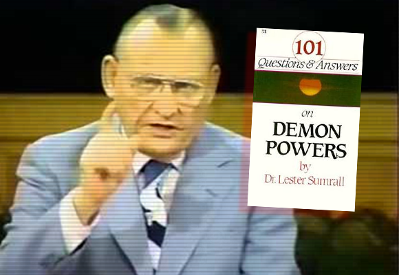 You have 21 questions about demon powers, and Dr. Lester Sumrall has 4 answers. Too bad this book is called 101 Questions & Answers on Demon Powers. It's @YouKnowLydia, and it's FREE! 1900hotdog.com/2024/03/learni…