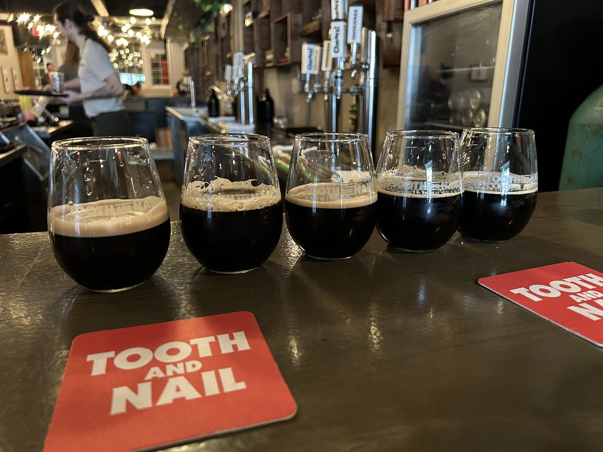 Stopped in for Stout Day <a href="/toothnailbeer/">Tooth and Nail Beer</a>