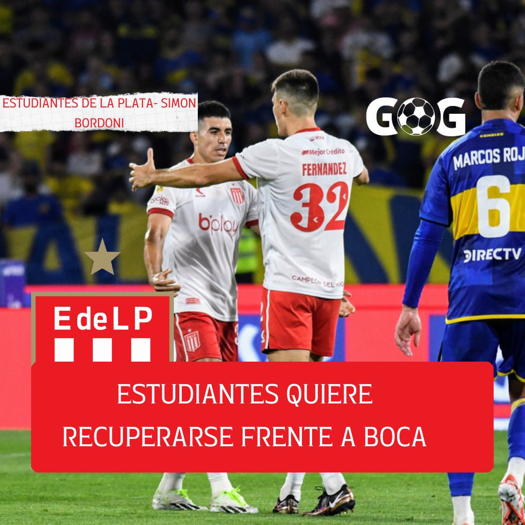 ESTUDIANTES QUIERE RECUPERARSE FRENTE A BOCA 

#EDLP se enfrenta a #Boca por la  fecha 11 de la Copa De La Liga. 

➡️Lee la nota completa en el siguiente link: instagram.com/p/C4oA9dmvGl2/…

#EstamosConTodoyEnTodo