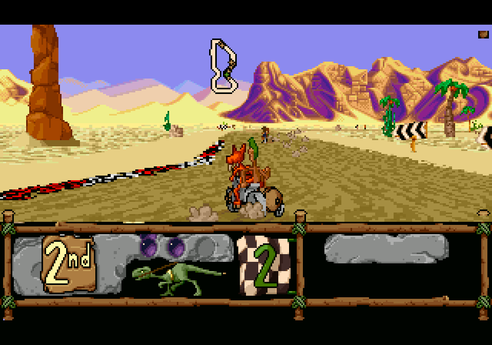 BuscandoElWarp's tweet image. El juego del día: #BCRacers (#Sega32x)
Creador: #EASports 1994
En la prehistoria también competían para saber quién era el mejor, y ¿qué tal que sea con una carrera?, un multimillonario de Chuck Rock ha organizado una carrera de bicicletas, el ganador recibirá la Boulderdash Bike