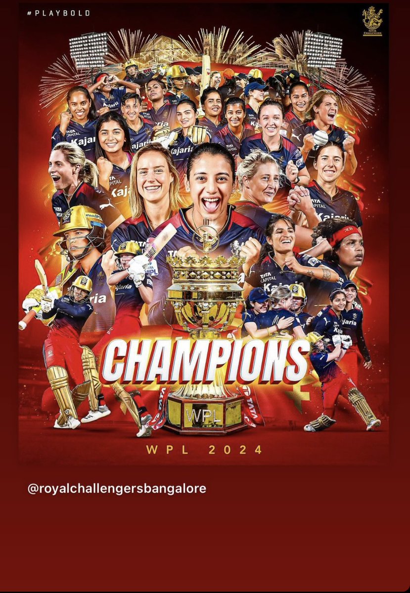 AjayTri78692's tweet photo. Congratulations @RCBTweets https://t.co/POm0lFQ1ZC