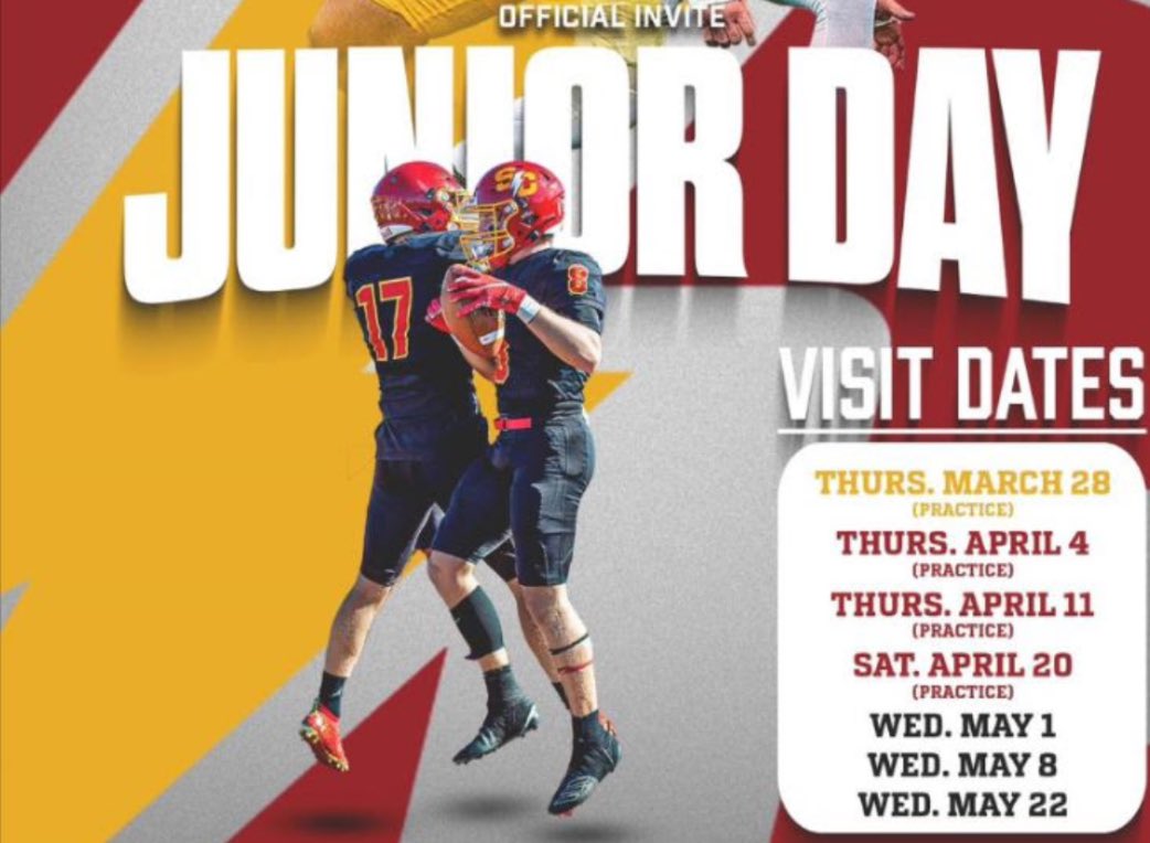 Thank you @ReedHoskins for the junior day invite !!! @EDGYTIM @CoachSaboFIST @FISTFootball @TPWHawksFootba1 @247recruiting