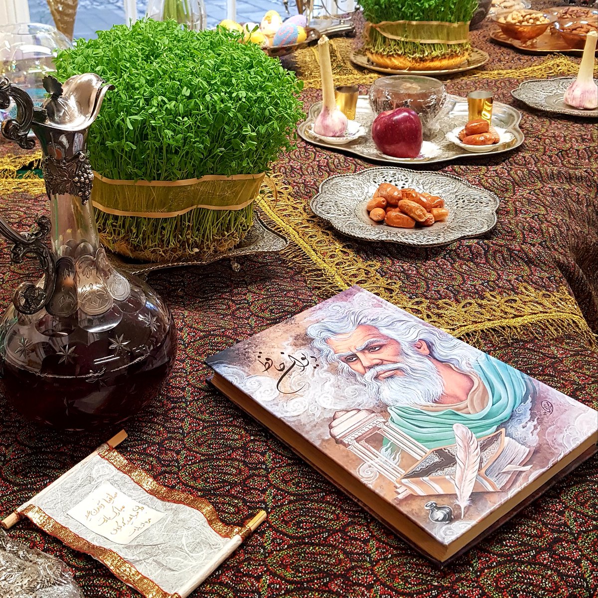 An uplifting day of celebration for Nowruz, Iranian New Year, at @LauderdaleHouse today. Beautiful Persian art, music, talks, food, and a whole lot of fun from the irrepressible @arefadib who has done a brilliant job of putting it all together.