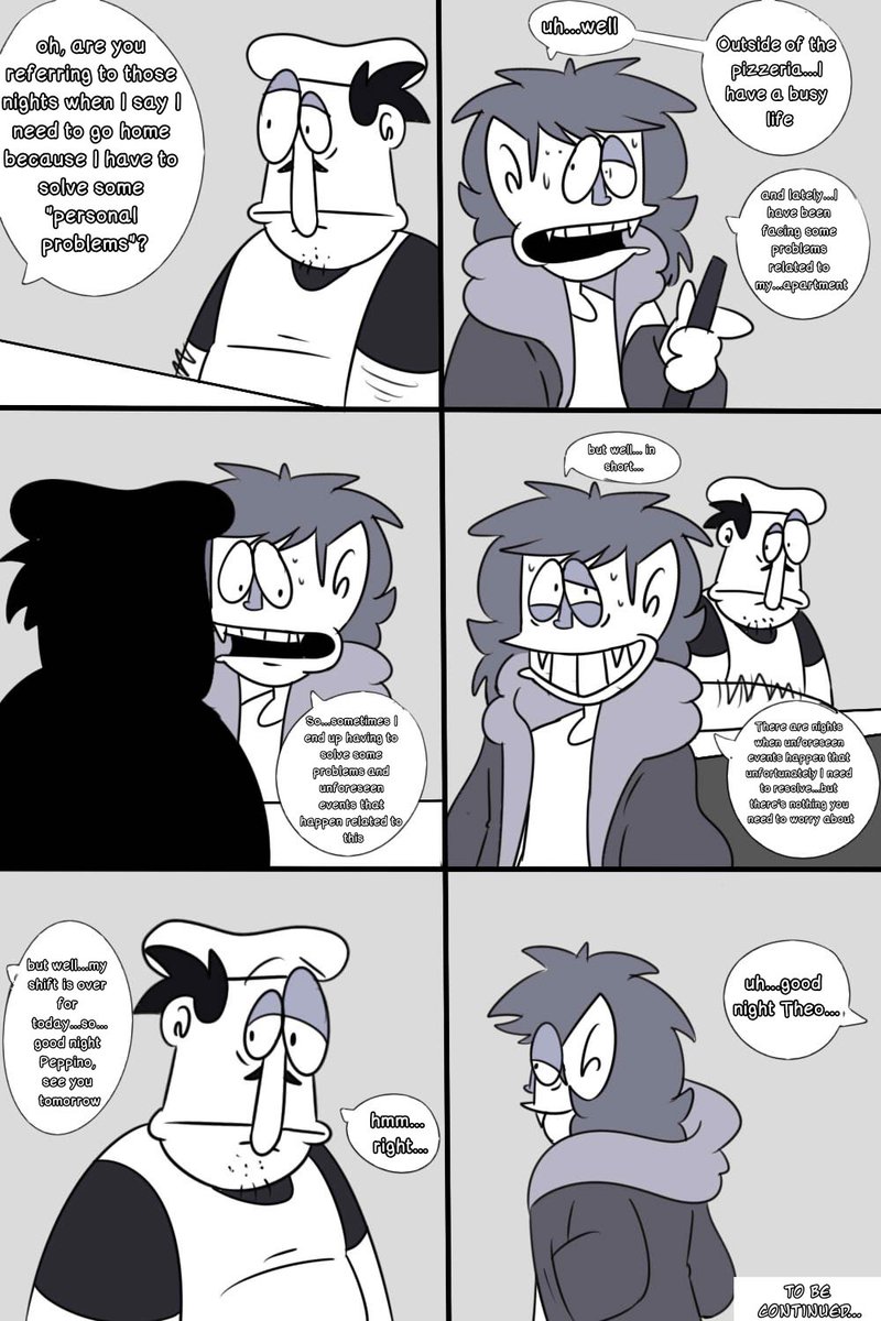 Pandora_HBR's tweet photo. I FINALLY FINISHED THE BEGINNING OF THIS STORY!‼️
.
I really hope you like it, because it took a lot of work for me to make this <:)
.
#pizzatower #comic #Pizzatowerfanart #oc #pizzatowercomic #myart #Peppinospaghetti https://t.co/6aaLqiYYVx