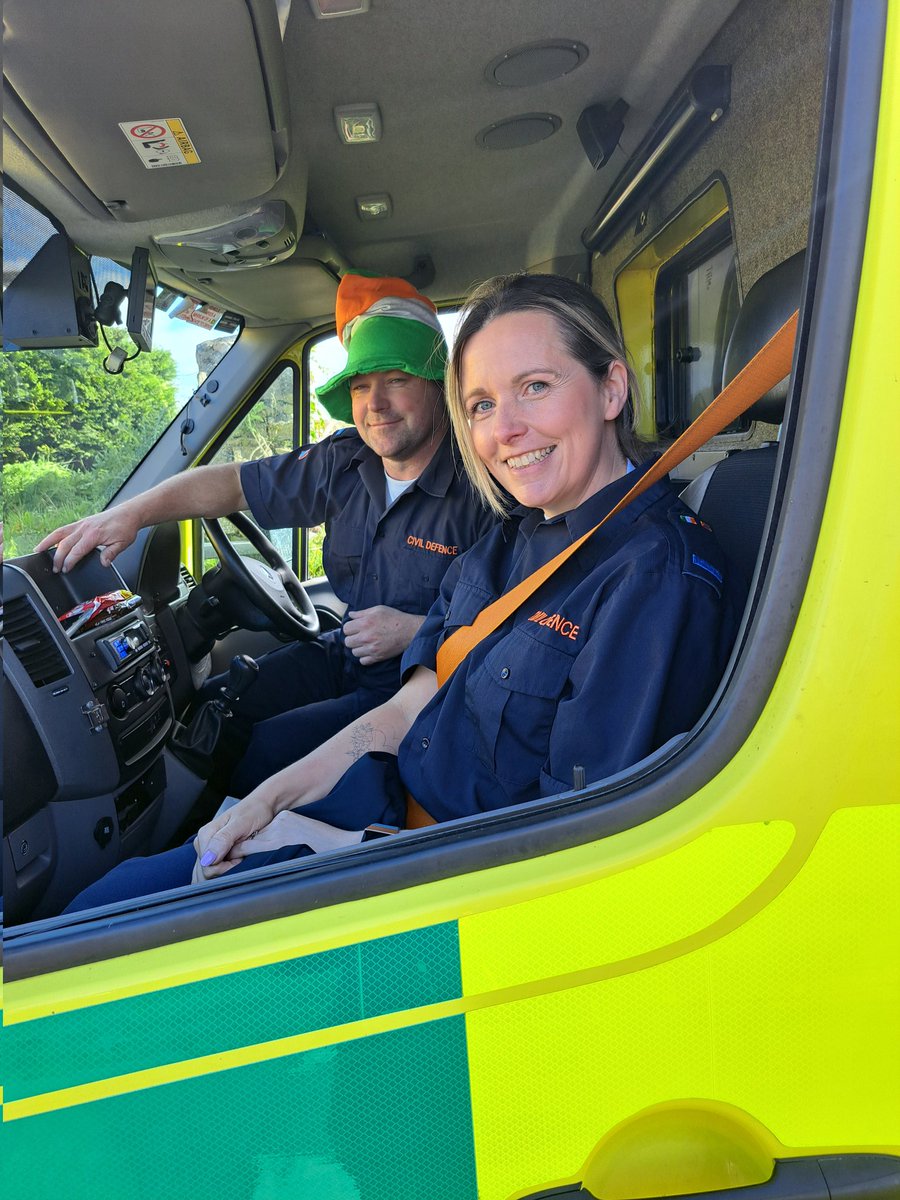 Happy St Patrick's Day. Our volunteers out in force today providing medical cover and taking part in parades.