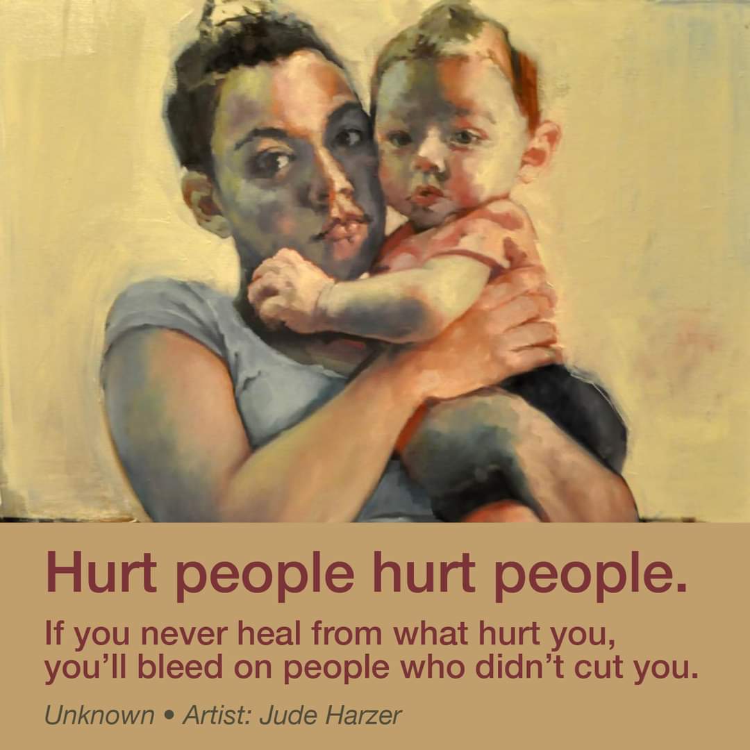 'Hurt people, hurt people.' We often recreate the people who hurt you.🧠🌱