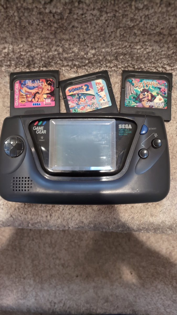 NerdsEye (@anerdseyeviewmt) on Twitter photo Spring Cleaning and found the wife's childhood Game Gear in a box. Still works! Now time to go play some Sonic. Spring Cleaning and found the wife's childhood Game Gear in a box. Still works! Now time to go play some Sonic.