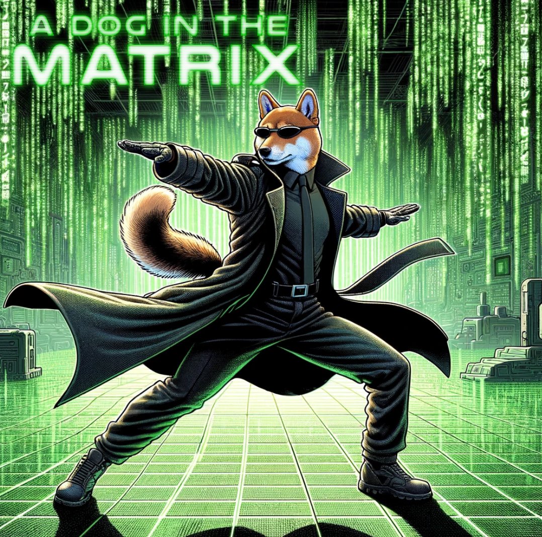 A Dog In The Matrix 💊 tweet media