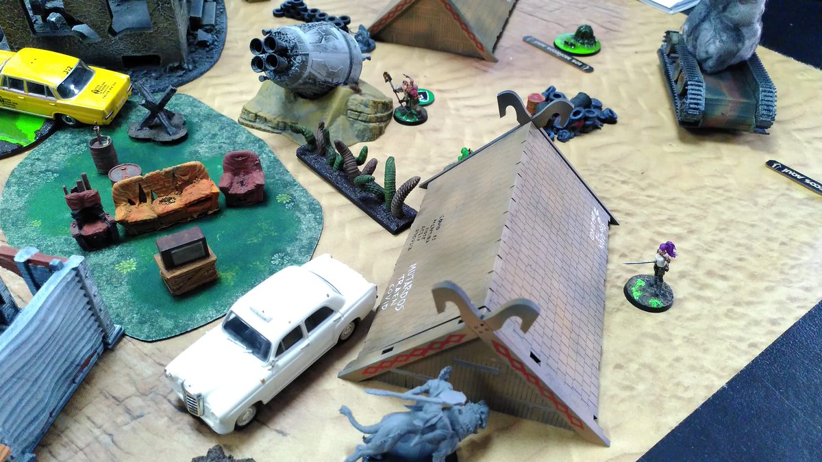Habemus_Ludum's tweet photo. #torneoshabemusludum 
12/15
Prepárate
Cienes y cienes de instantáneas del torneo de ayer
Sólo para gente con un ratejo y ganas
#PunkHabemus
@Punkapocalyptic #punkapocalyptic #Punka #BadRollGames #MadMax #wasteland #ElPáramo #Apocalypse #postapocalypse #AlcaláDeHenares #wargaming https://t.co/p3i2JgZw9d