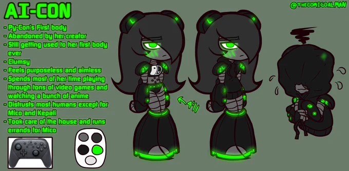 felt like reposting ai-con art today of all days, no idea why but whatever teehee 
