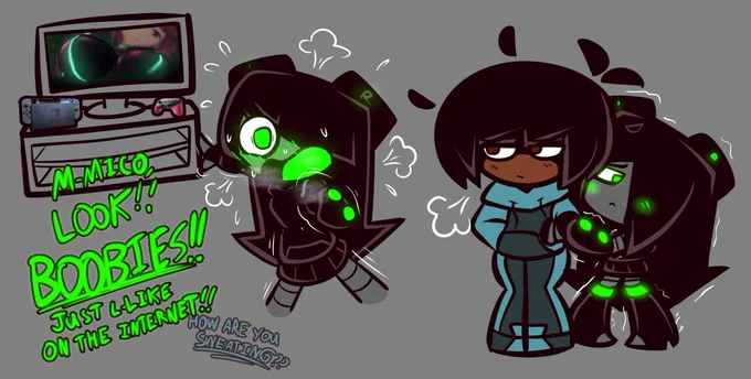 felt like reposting ai-con art today of all days, no idea why but whatever teehee 