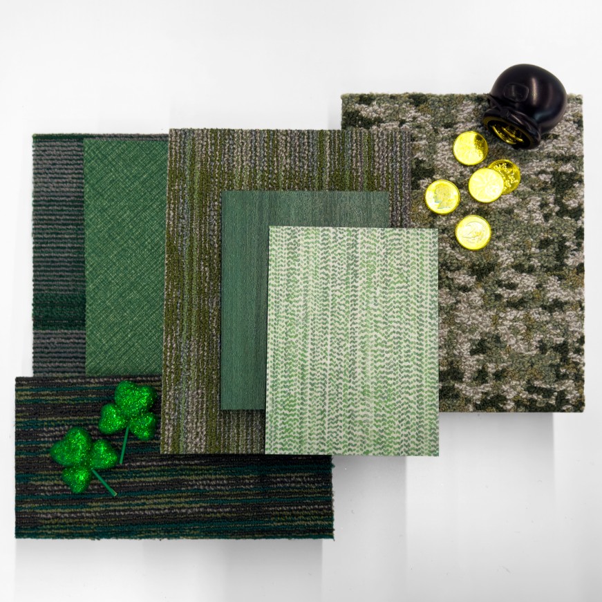 Happy Saint Patty's Day from Patcraft! 🍀 Let's celebrate by going green in more ways than one. Our sustainable products not only embrace the spirit of the holiday but also our commitment to eco-friendly flooring solutions.
