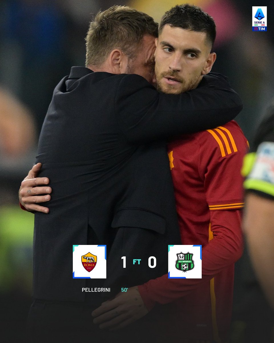 SerieA's tweet photo. 🟡🔴 @OfficialASRoma sempre più magica! 🧙✨

#RomaSassuolo https://t.co/aESXdMeO8a