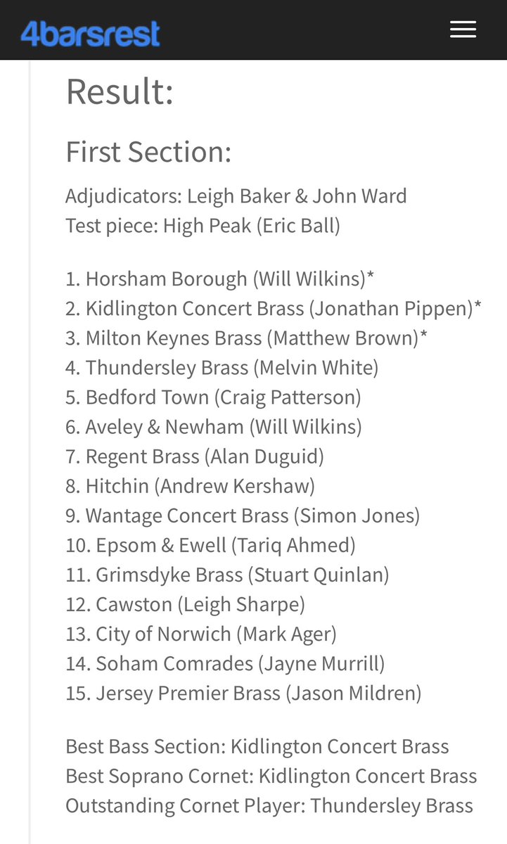 Thundersley Brass Band tweet media