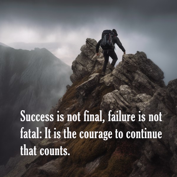 Success is not final, failure is not fatal: It is the courage to continue that counts.
Read more: tableforchange.com/aim-for-succes…