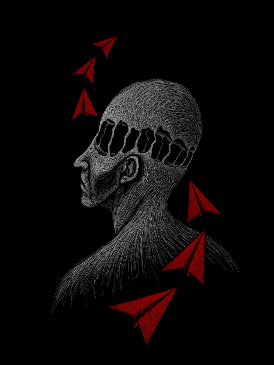 Good night 🌃🖤

"𝕺𝖛𝖊𝖗𝖙𝖍𝖎𝖓𝖐𝖊𝖗"

▪︎ 8/20 editions left
▪︎ 1.8 $XTZ

I feel like I am imprisoned in my mind and I have no way to get out of it, but if one day the time comes, I will escape from my thoughts.

Link | 📎🔻