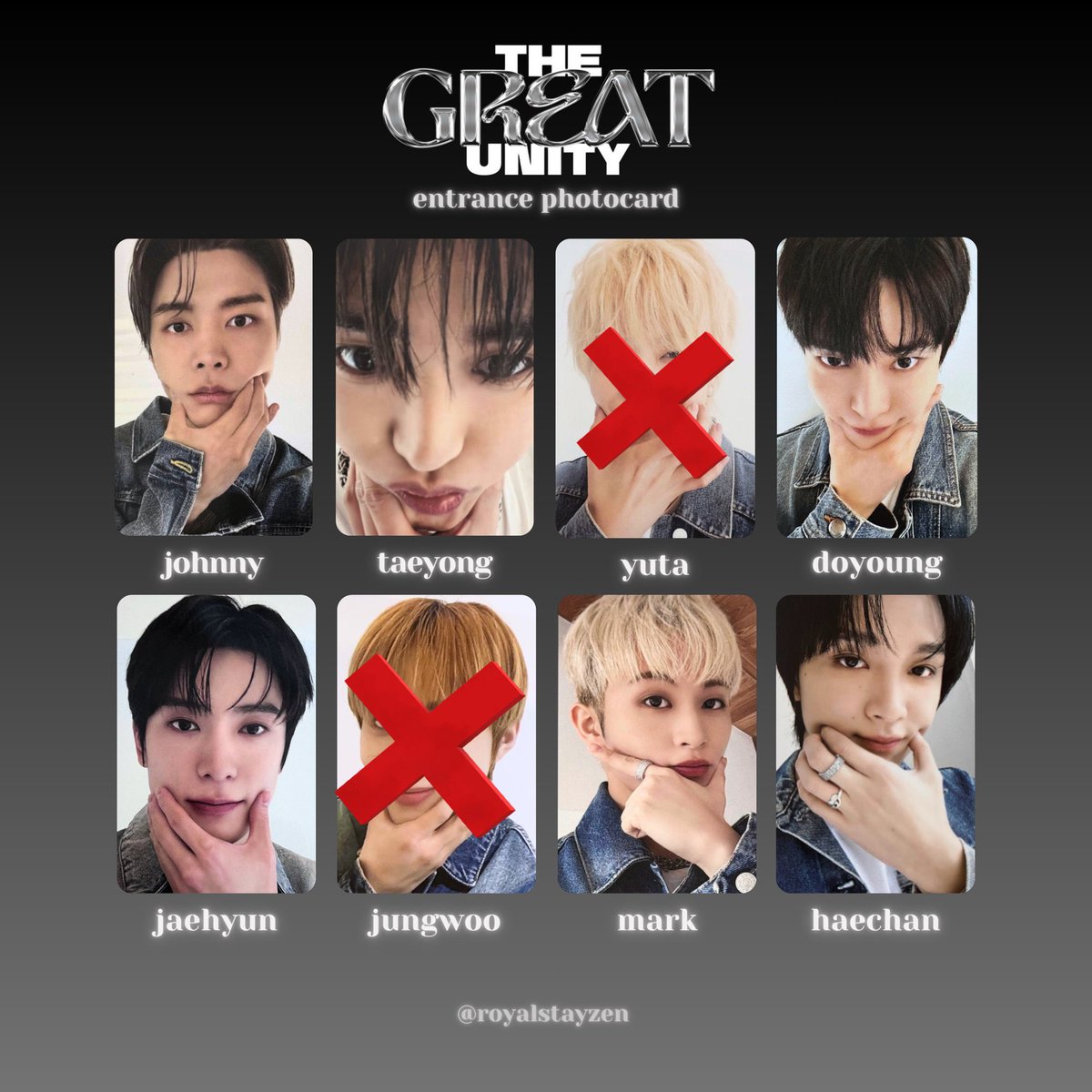 D7eam_'s tweet photo. NCT127 THE GREAT UNITY 展示会 共同購入

¥500〜/枚 
（メンバー又はバージョンによって金額差あり）

📍銀行振り込みのみ
📍送金早い方優先
📍発送が4月上旬でも大丈夫な方🇰🇷→🇯🇵
❌←無し

DM or リプください😌

テヨン ジャニ 悠太 ドヨン ジェヒョン ジョンウ マーク ヘチャン 交換 買取 https://t.co/YENYks2tFB