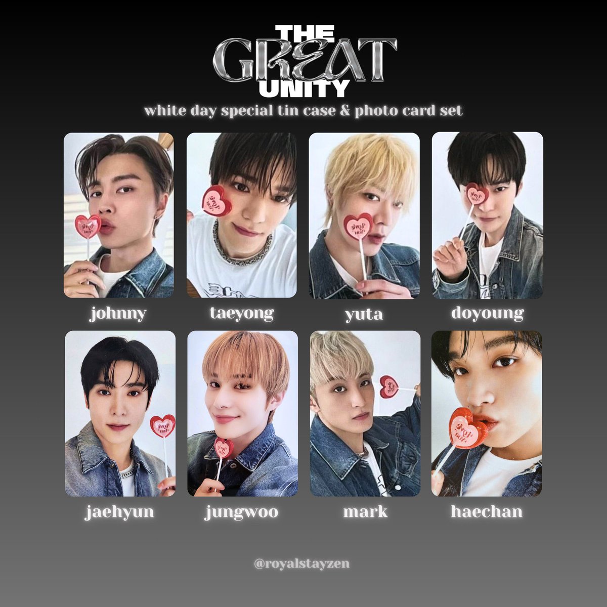 D7eam_'s tweet photo. NCT127 THE GREAT UNITY 展示会 共同購入

¥500〜/枚 
（メンバー又はバージョンによって金額差あり）

📍銀行振り込みのみ
📍送金早い方優先
📍発送が4月上旬でも大丈夫な方🇰🇷→🇯🇵
❌←無し

DM or リプください😌

テヨン ジャニ 悠太 ドヨン ジェヒョン ジョンウ マーク ヘチャン 交換 買取 https://t.co/YENYks2tFB