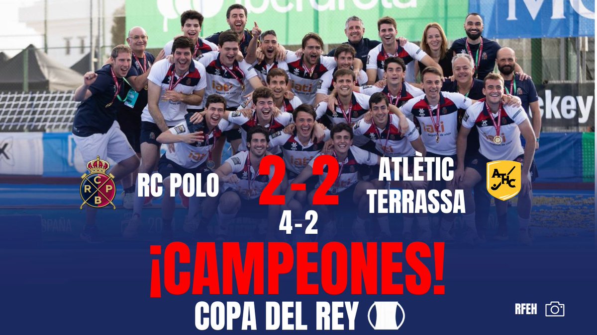 ¡CAMPEONES DE LA COPA DEL REY!

#AlePolo #Hockey #CopaHockey