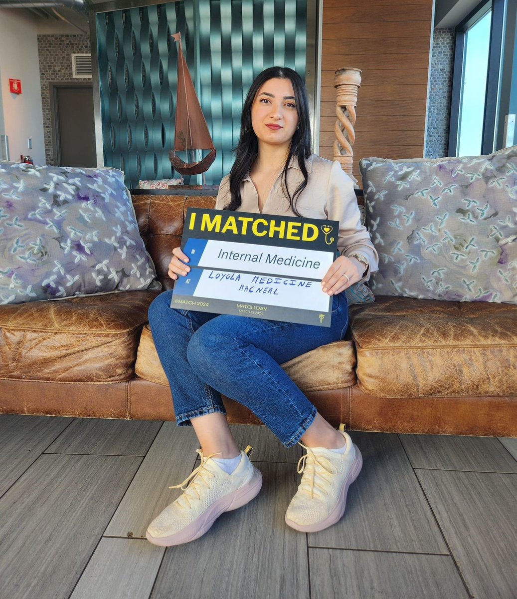 Thrilled to be staying in Chicago and joining <a href="/MacNealIMRP/">Loyola - MacNeal Internal Medicine Residency</a> for internal medicine residency. Huge thanks to my mentors, family, and friends for their unwavering support. #Match2024 #internalmedicine