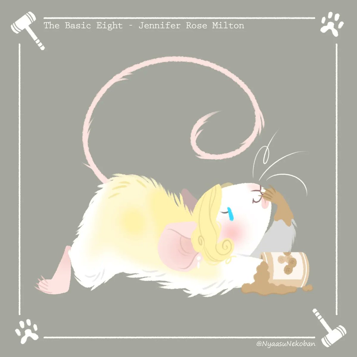 NyaasuNekoban's tweet photo. Mouse #7 - Jennifer Rose Milton
#TheBasicEight🐁 https://t.co/CJaICHLaUV