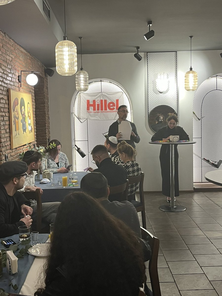 Such a great evening with Hillel Tbilisi to hear from the future leaders of the Georgian Jewish community.  My group won the Purim-themed trivia game, despite the handicap of having me on the team.