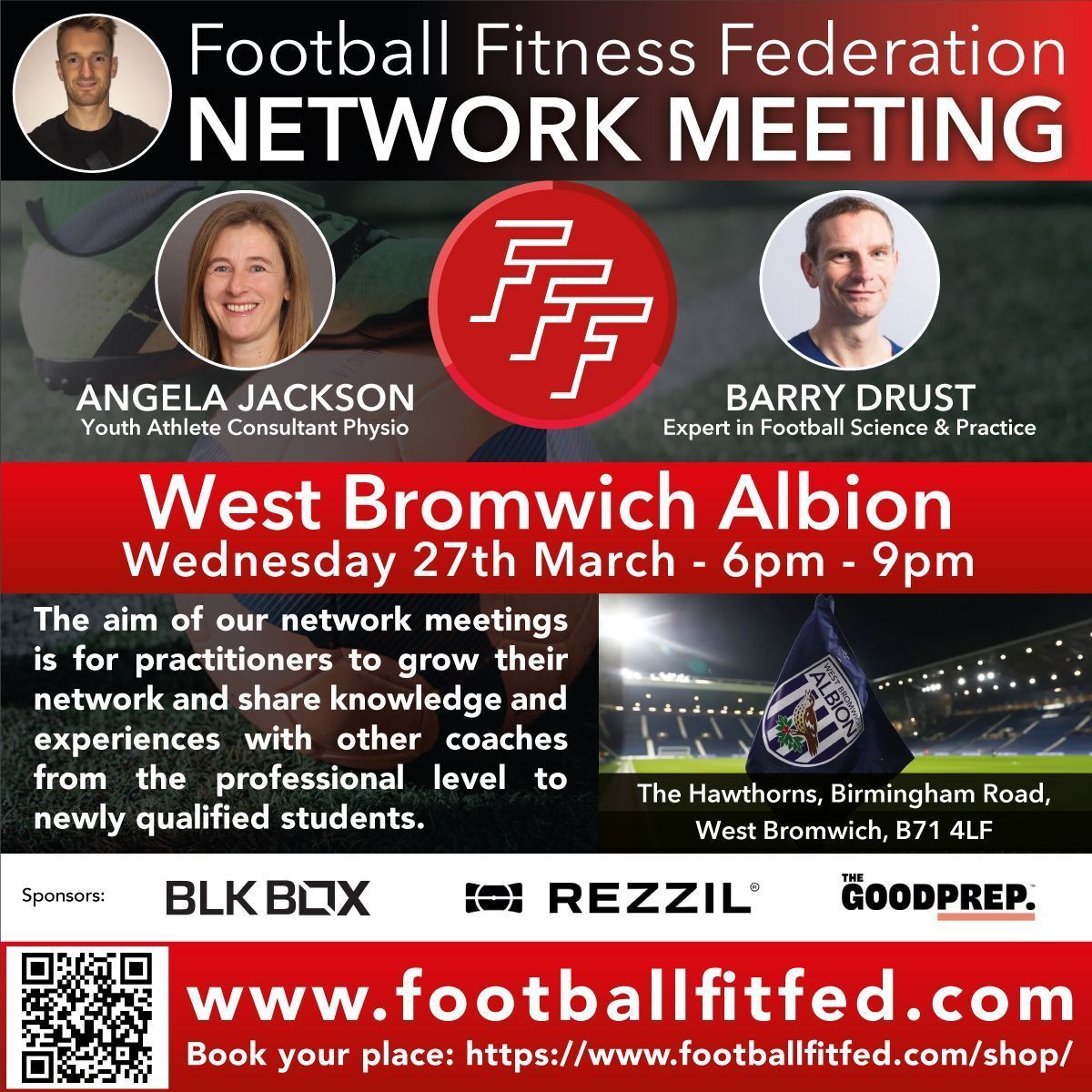 FootballFitFed's tweet photo. Upcoming #networkingevents 🤝

📍NORTH
🏟️ @Everton
🗓️ 20/03
🗣️ @jamesmalone06 @JamesConeboy

📍MIDLANDS
🏟️ @WBA
🗓️ 27/03
🗣️ @angiejphysio @BARRYD22

📍IRELAND
🏟️ @TUD_Sport
🗓️ 11/04
🗣️ @paulmcgrath_ @ShaneMalonePhD

🎫👉https://t.co/DoB2qP2WJl https://t.co/twABpMGTXr