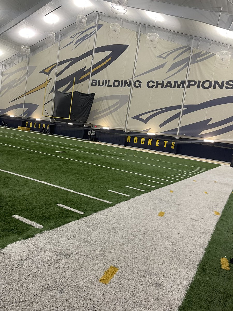 Had a great time at @ToledoFB for a great visit. @CoachNCole @vkehres @CoachBGasser #djrs