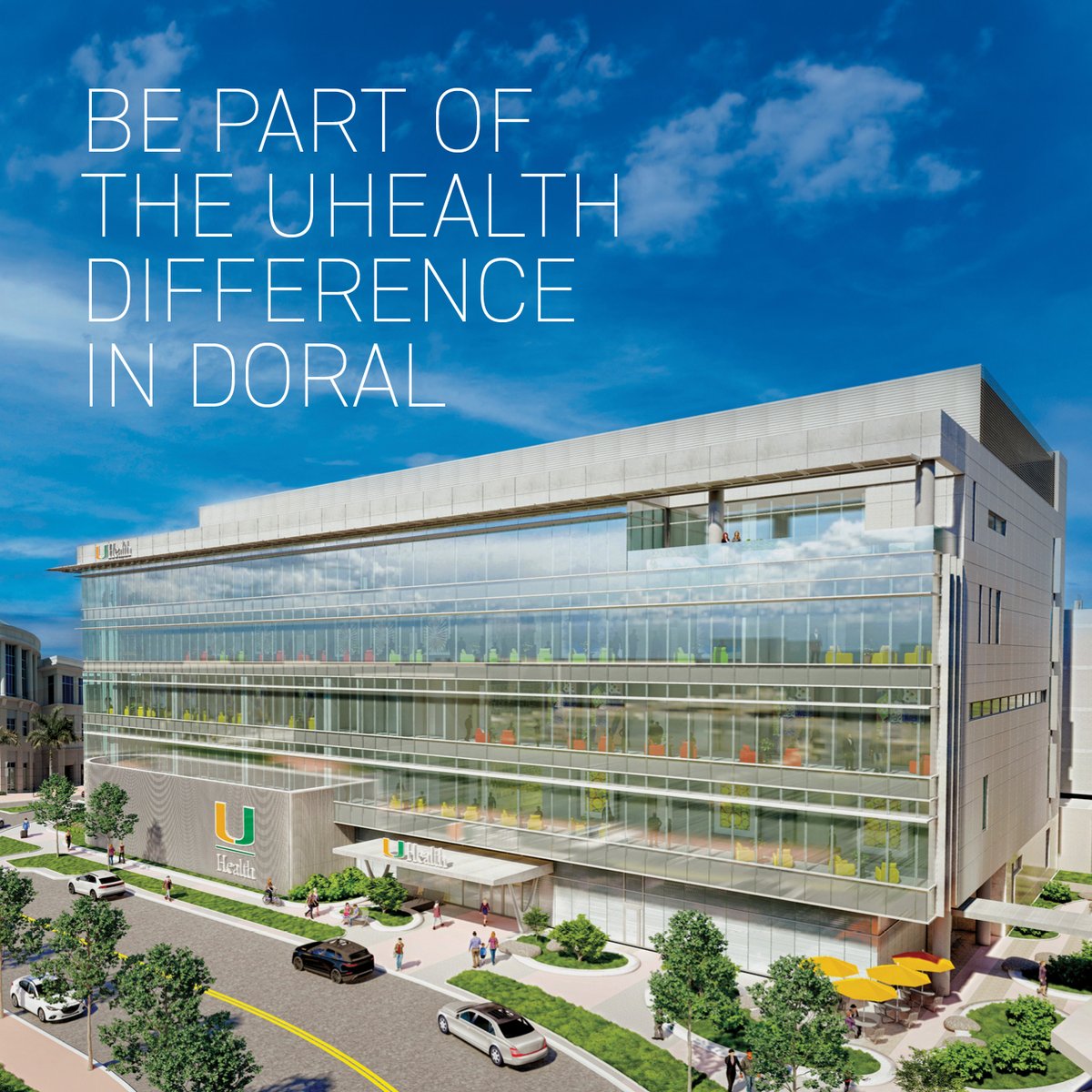 Be part of the #UHealthDifference! 🙌 Opening in Fall 2024, UHealth at #Doral, a state-of-the-art facility will feature a wide range of specialty services. We are now #hiring for a wide array of positions! To view our opportunities, visit : loom.ly/i_ZkUpc