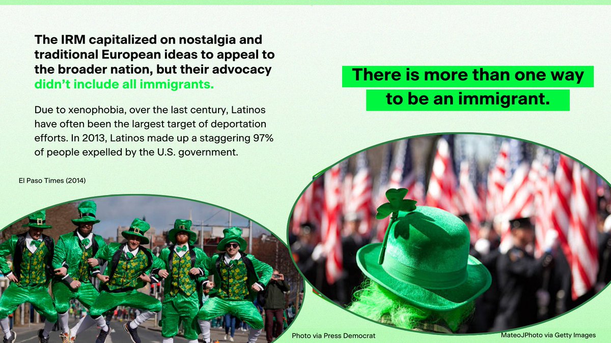 St. Patrick's Day reminds us of the importance of welcoming immigrants regardless of origin. ⬇️ Swipe to learn a few insights about Irish American history and impact☘️🇮🇪 #irishamericans #storytelling #immigrantstoriesmatter #immigrantswelcome #immigrantstrong