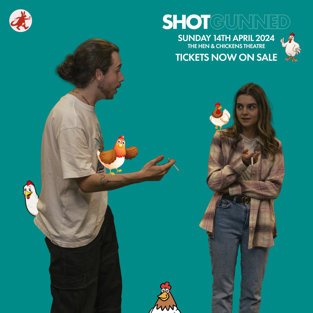 4 weeks today we will be performing at @TheHenChickens in Islington 🎉

Tickets are available through the link in our bio 🎟 🎫 🎟

Make sure you don't miss Shotgunned in London this April!

#offwestend #islingtontheatre #smalltheatre