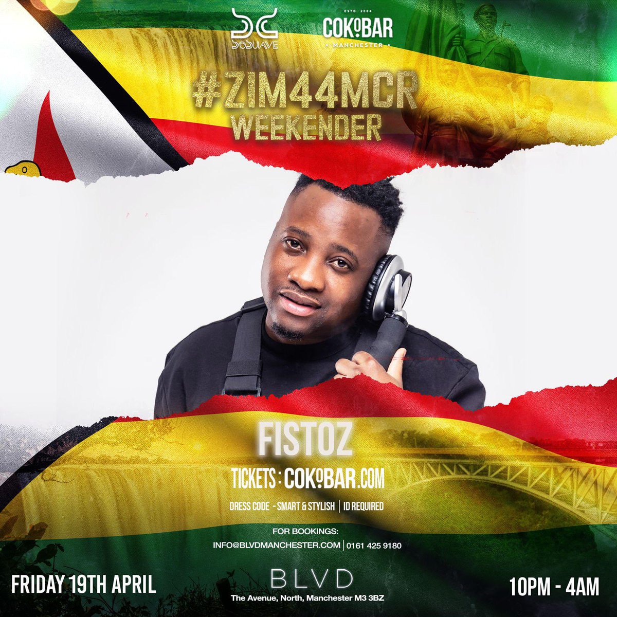 TEAMSOSUAVE's tweet photo. #ZIM44MCR WEEKENDER 

@djfistoz_uk  Live 

MANCHESTER !!!

TICKETS: https://t.co/XSAiedmtyI 

@TEAMSOSUAVE x @CokobarMcr https://t.co/rtmsLcoIzh