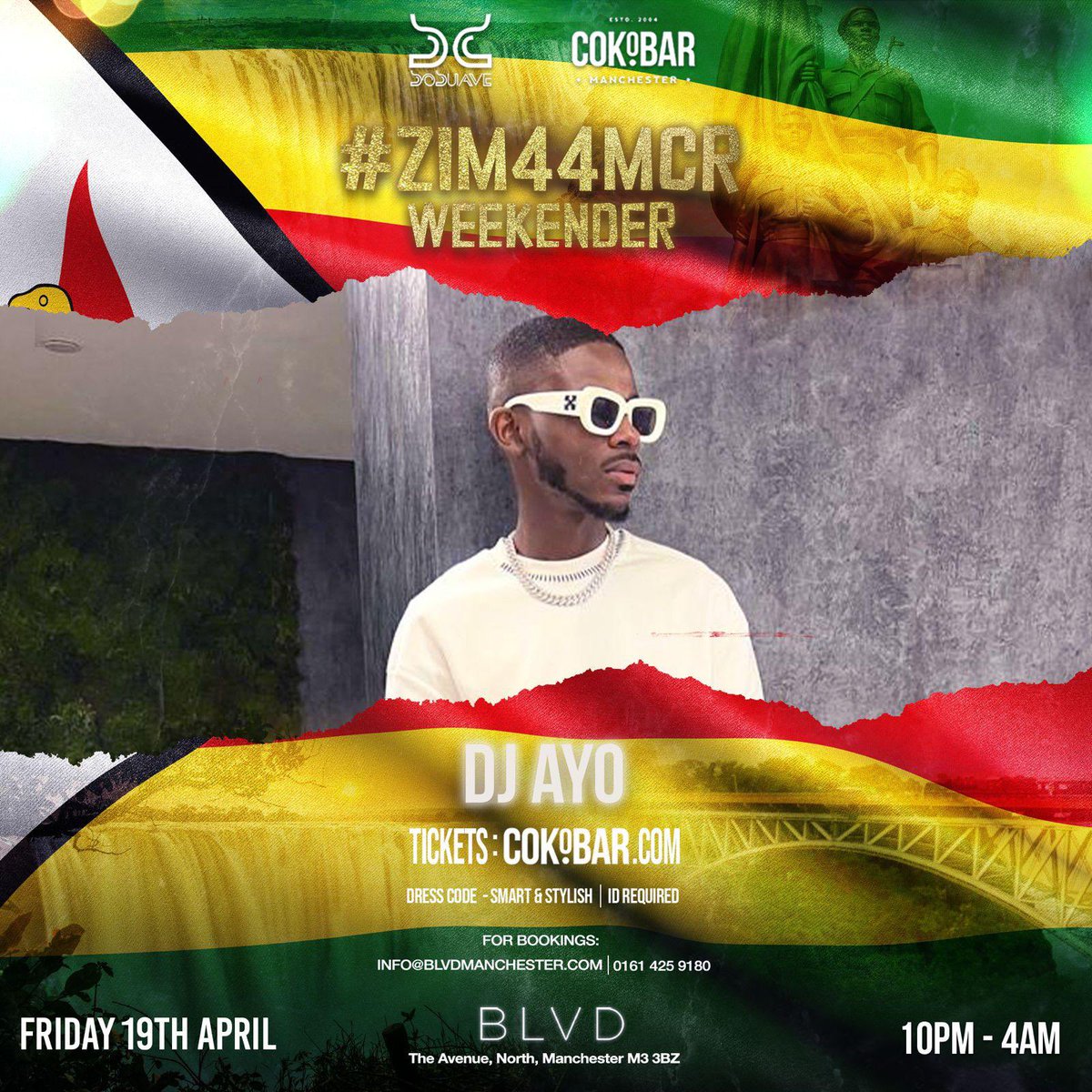 TEAMSOSUAVE's tweet photo. #ZIM44MCR WEEKENDER

Our resident  @_djayo 

MANCHESTER !!!

TICKETS: https://t.co/XSAiedmtyI 

@TEAMSOSUAVE x @CokobarMcr https://t.co/tDJsQADQO0
