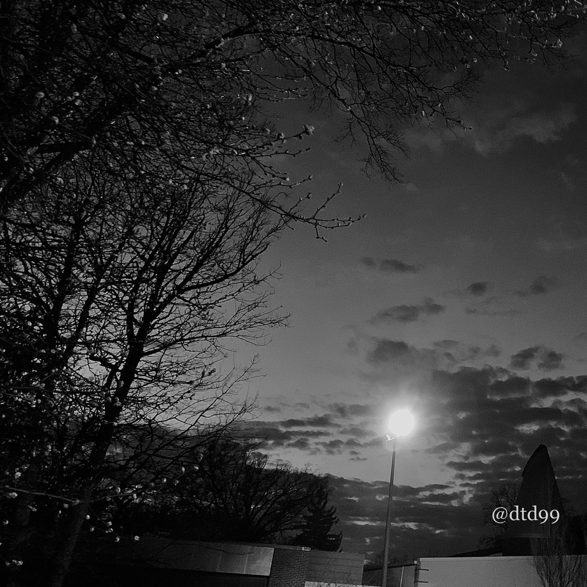 Night sky from this past week. #sundayvibes #outdoors #photograghy #photographie #mobilephotography #blackandwhitephotography #trees #clouds #ThePhotoHour #StormHour