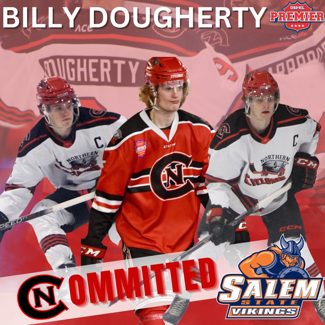 Congratulations to Premier Captain, Billy Dougherty, on  committing to Salem State! Dougherty said he is  "honored to be playing under Coach McGinnis and furthering my education at Salem State. I couldn't be more grateful for my time at the Cyclones."  We are so proud!