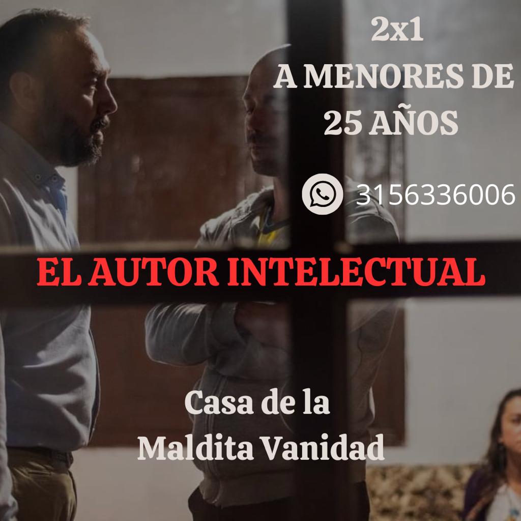 teatrolamaldita's tweet photo. #PROMO 2X1 MENORES DE 25 AÑOS #ElAutorIntelectual , en el marco de #festibienal
🎭 Sábado 8 pm. Domingo 6:30 pm.
📞9277092
📱 3156336006
📍Cra 19 # 45 A - 17 Palermo, Bogotá
https://t.co/Nj8dweg5lE https://t.co/NkfPs4tewq