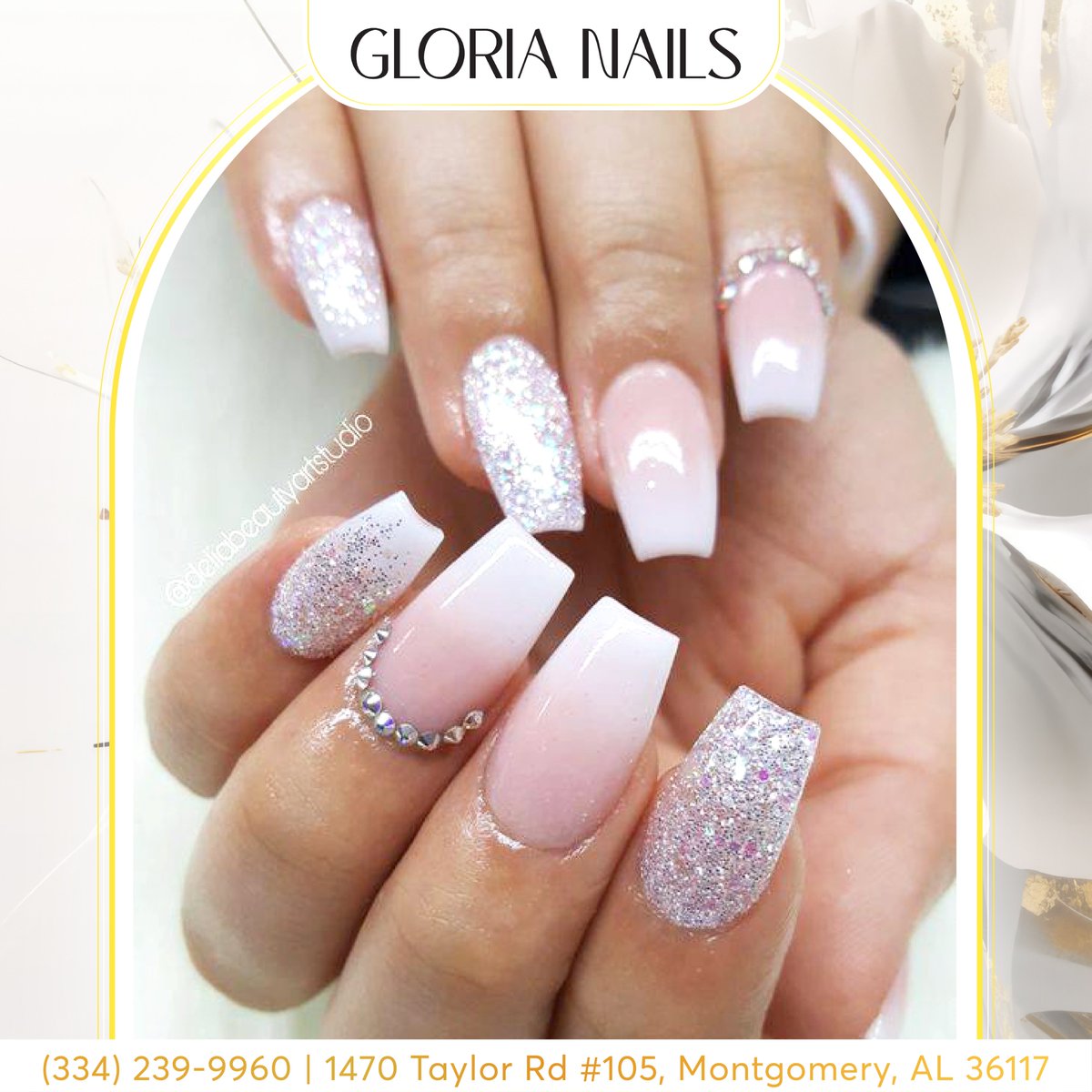 #glorianails #gloria #nailsinAL #montgomery #nailsalon #nailchallenge #nailclasses #beauty #nailswag #naildesigns #longnails #nailsinspiration #nailsoftheweek #nails2inspire #prettynails #nails #manicure #nailpolish #nailsswag #shortnails #gelnails #nailsaddict