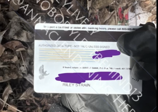 scoopnash's tweet photo. #CONFIRMED: The family confirms that search volunteers have found a debit card that belonged to Riley Strain in an area near the river close to his last known location. #ScoopNashville https://t.co/ddmEWOC1Gs