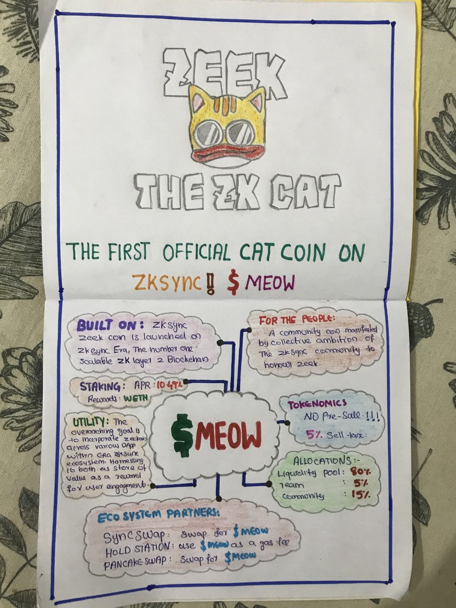<a href="/zksync/">ZKsync (∎, ∆)</a> Here my valuable entry for the contest 🚀🧨
<a href="/zeekcoin/">Zeek</a> <a href="/zeek_army/">Zeek Army (∎, ∆)</a> 

$MEOW #zkGMeow 
#Zeek #ZeekArmy

One of my creation for <a href="/zeekcoin/">Zeek</a> <a href="/zeek_army/">Zeek Army (∎, ∆)</a> 

Thankyou for the opportunity 💙🤍