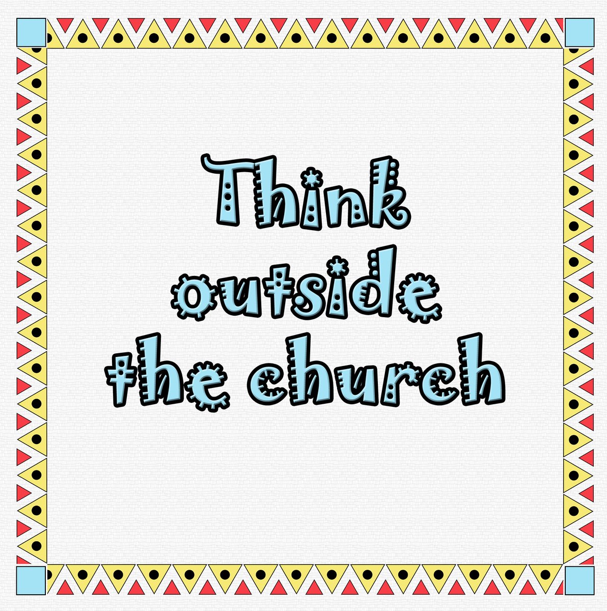 NativeStew's tweet photo. Think outside the church. 👍
#think #analyze #study #examine #scrutinize #deduce #evaluate #investigate #open_minded #outside #beyond #border #boundary #limit #church #close_minded #indoctrination https://t.co/LoDh2VzVDt