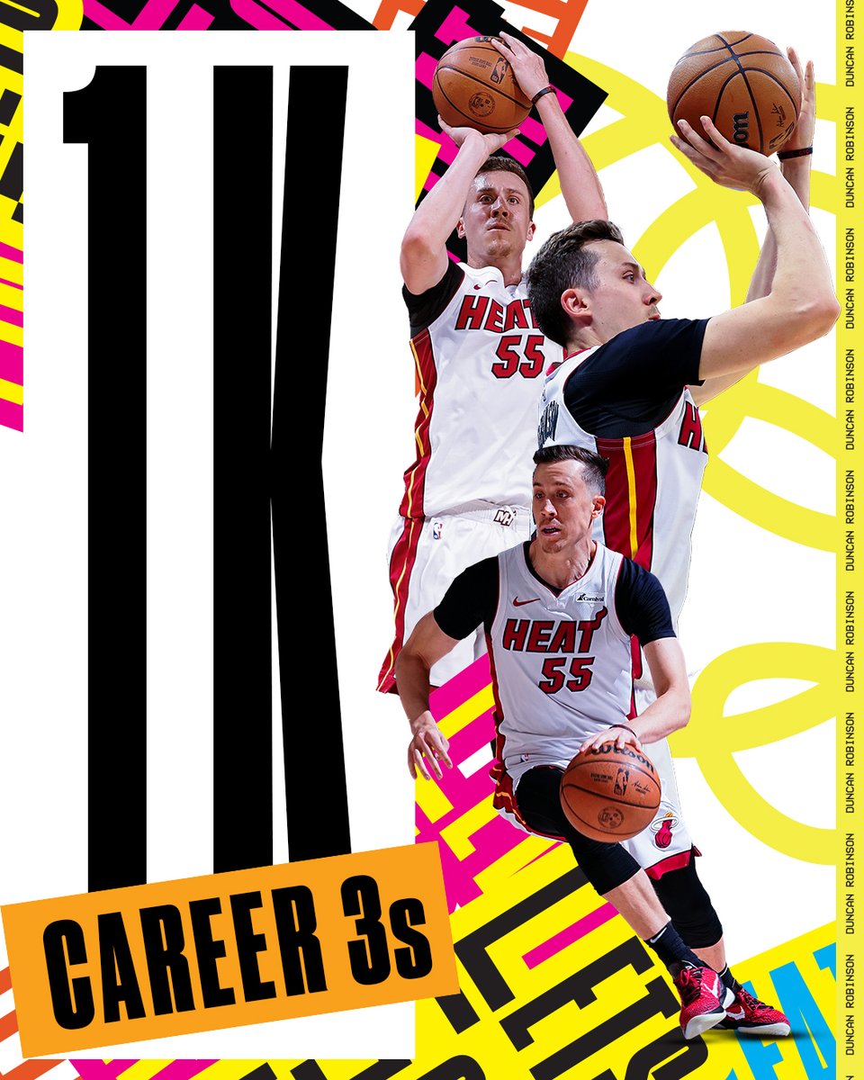 MiamiHEAT's tweet photo. 1000 ‼️

Fastest to 1K triples in NBA history. https://t.co/KyzLCQ05nx