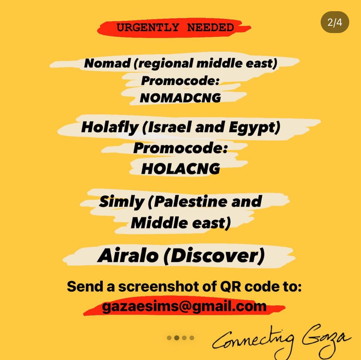 THIS BLACKOUT HAS BEEN ONGOING FOR 6 MONTHS! Your eSIM donations ARE THE ONLY WAY for Palestinians to get proper internet and communication access. KEEP #CONNECTINGGAZA