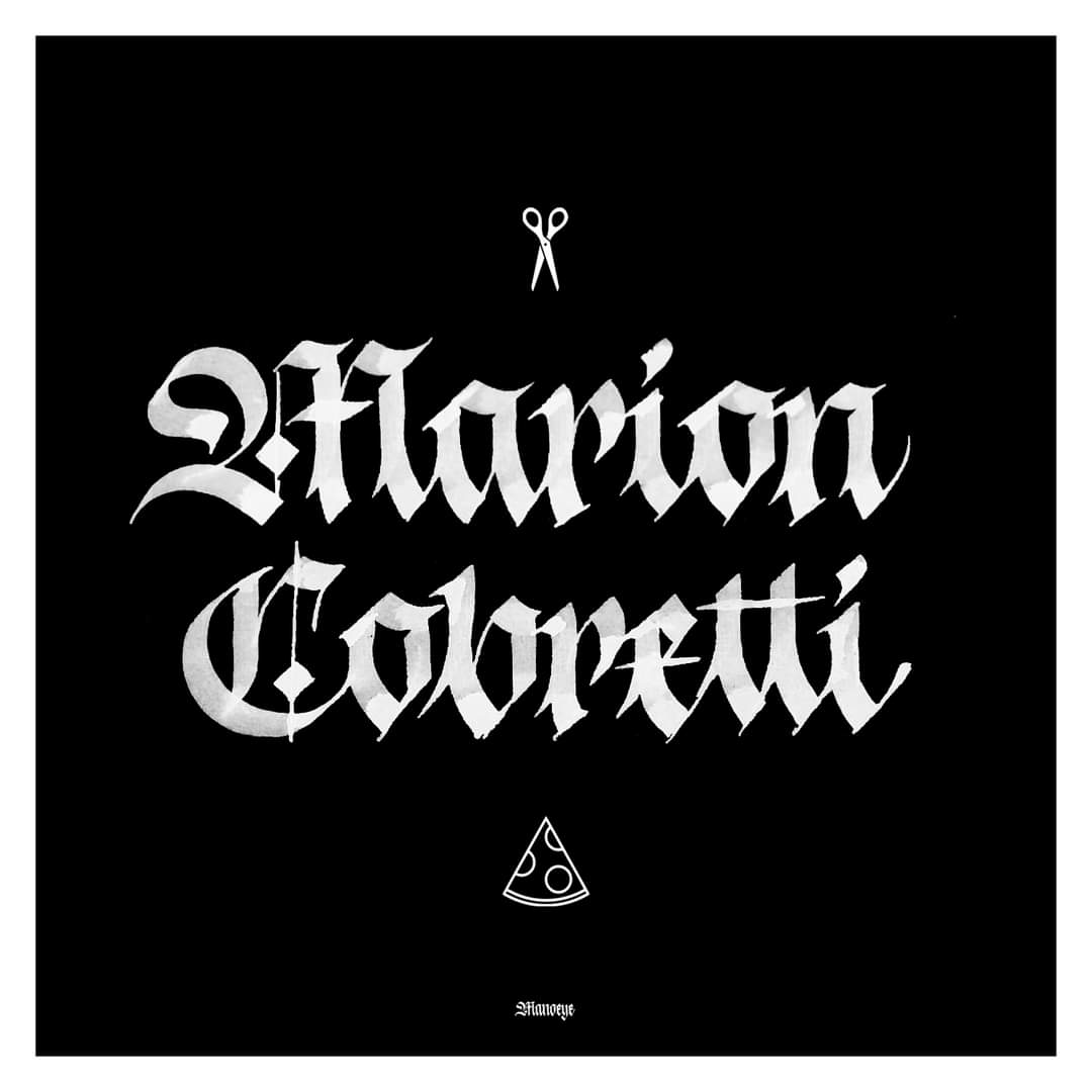 manoeye's tweet photo. ✂️🍕Kobra #calligraphy #kalligrafia #cobra #marioncobretti #sylvesterstallone #fraktur #blackletter #manuscript #keepwriting https://t.co/08WL0AJxW3