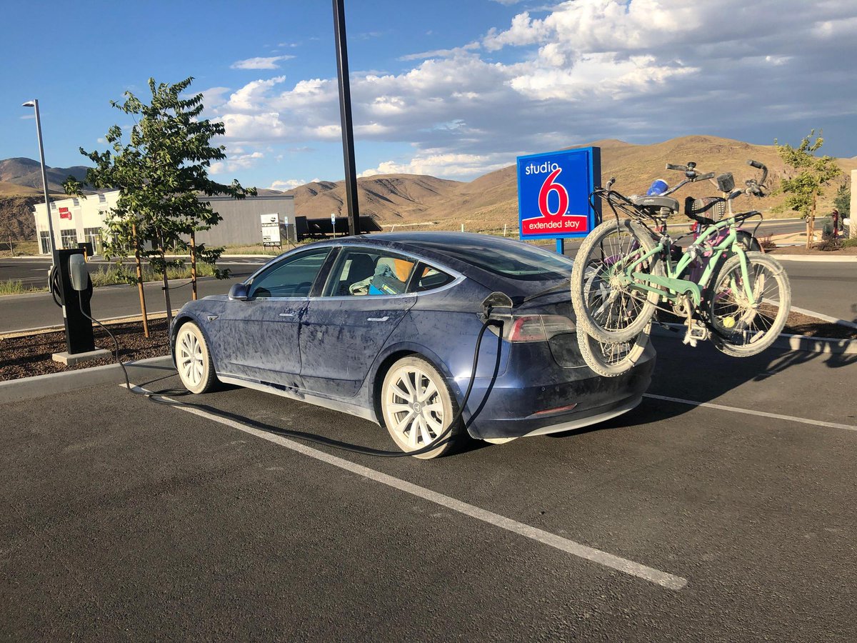 Recharge Bar & Grill in Sparks — with eight 16kW Tesla destination charging stations — is only 104 miles from Black Rock City. rechargebarandgrill.com