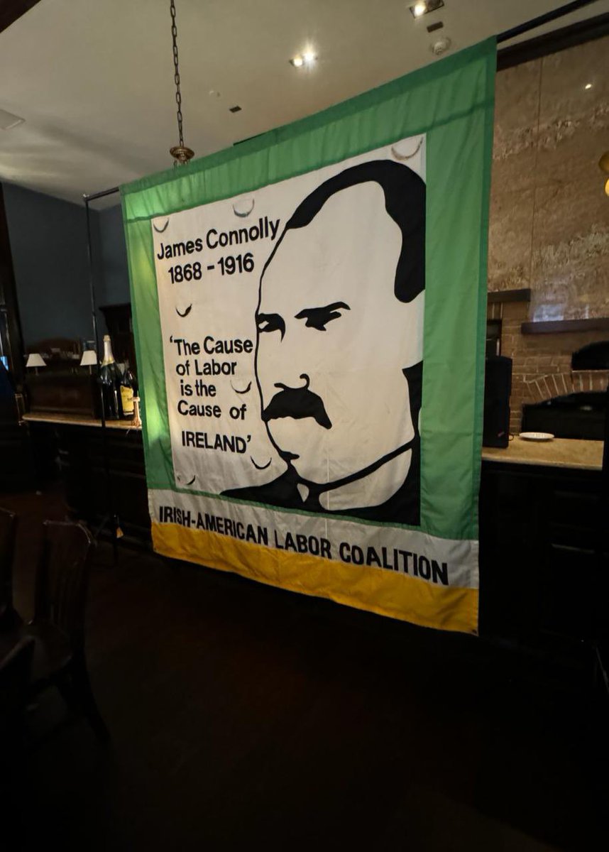 We were delighted to be represented at the Mike Quill Lecture, the James Connolly Irish American Coalition Luncheon and to walk with our brothers and sisters in the USA at the New York St Patrick’s Day Parade 🙌🏼 Building on and preserving the legacy of the great James Connolly!