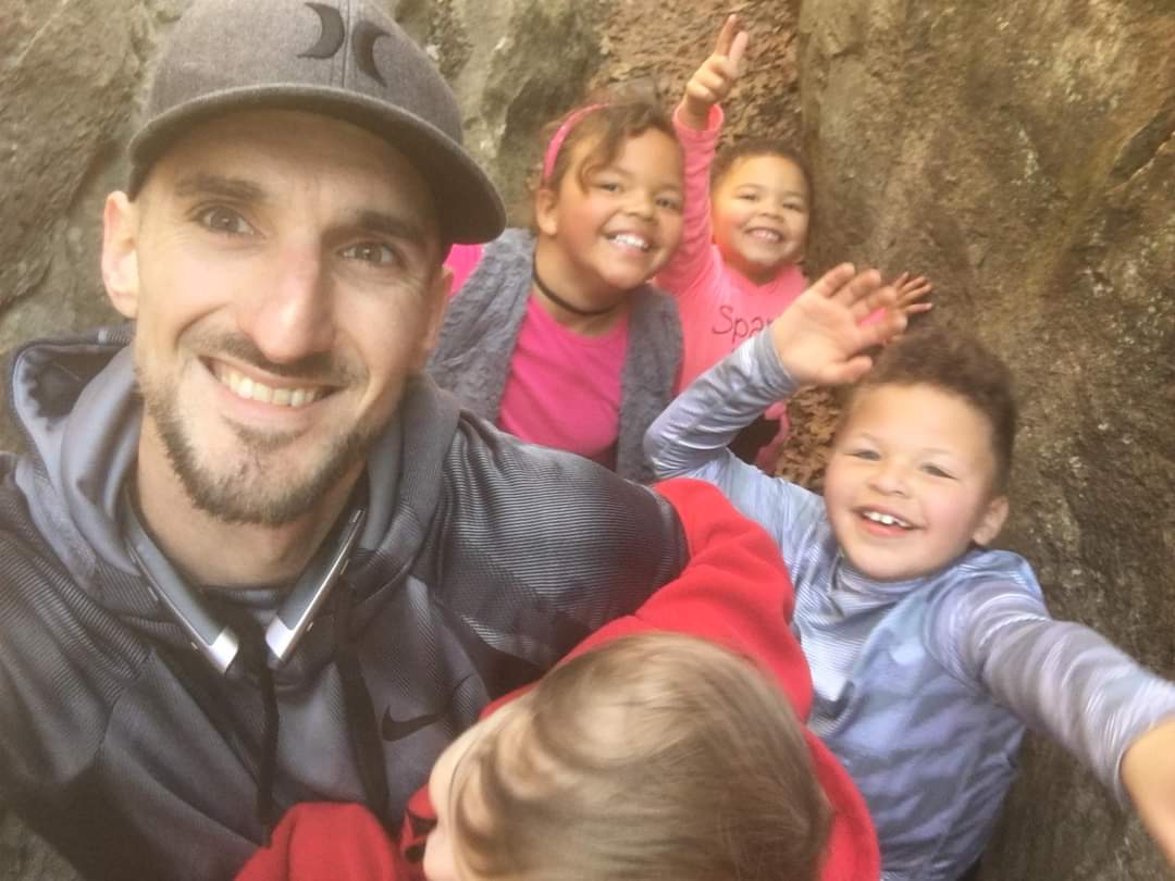 Proud father of 4 here! Our family needs this so we can do more fun outings like seen here in our cave adventure picture! Spread the love! #LuckyWithCampingWorld