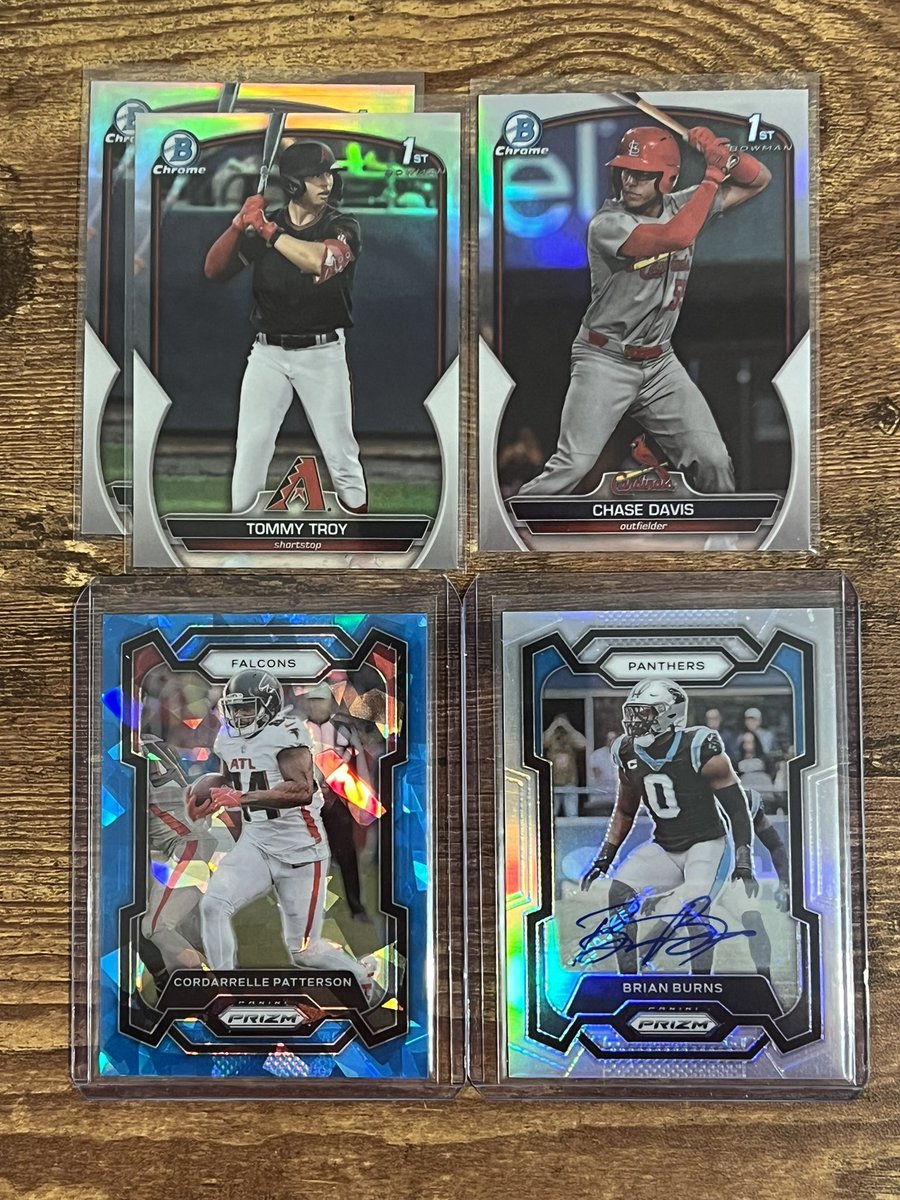 tayxcollects's tweet photo. $5 each!
1st are refractors
Stack through Sunday 3/17
#TayXStackSale
@CodiDaReposter #TBBCrew https://t.co/n25aSiXTSa