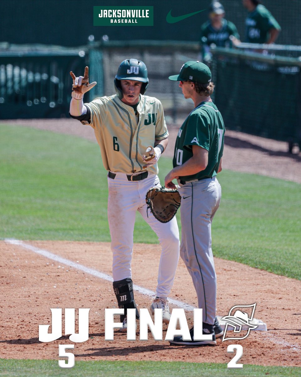 That's all folks!! 🐬 JU wins the series against the Hatters in the first weekend of conference play! #JUPhinsUp