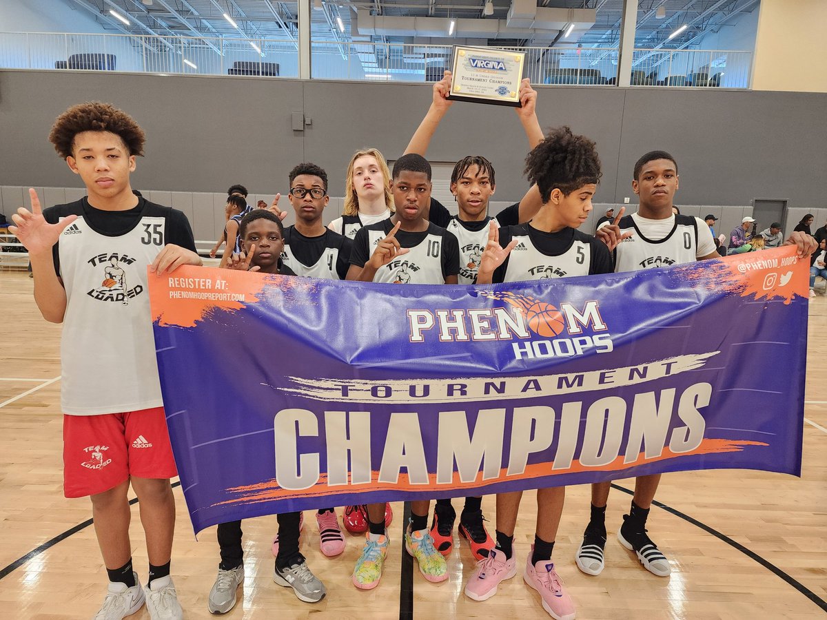 Congrats to Team Loaded VA for winning the 13u Bracket at the #PhenomTipOff