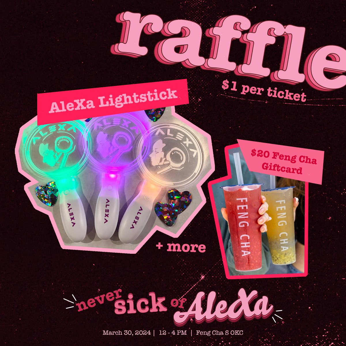 okc_kpop's tweet photo. We will also have a $1 raffle available, you can enter it online!
If you can't make it to the event, you can either choose to have it shipped or to have it picked up at the Tulsa concert! The form will be in our bio with more info! Deadline to enter is at the end of the event 🥳 https://t.co/NCBU4AuAWT